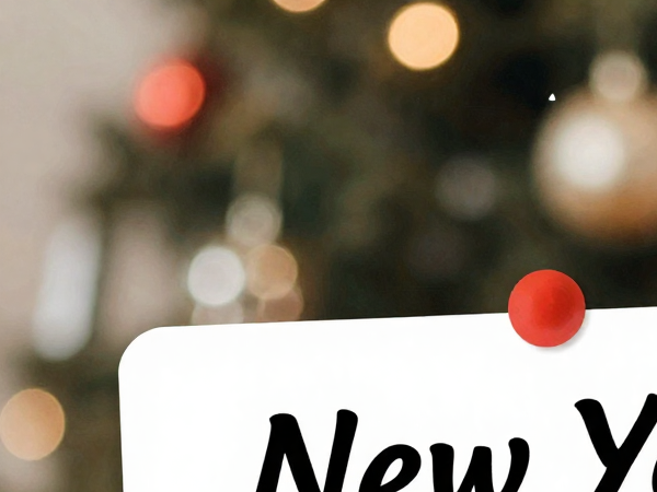 New Year Gift Card Design