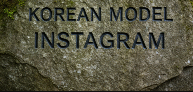 korean model instagram