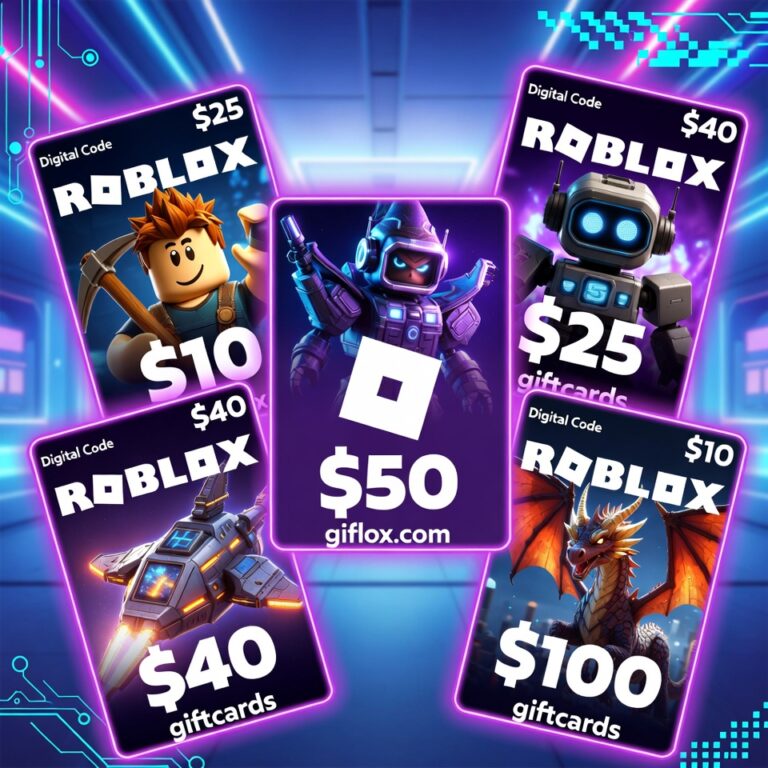 Roblox gift card amounts